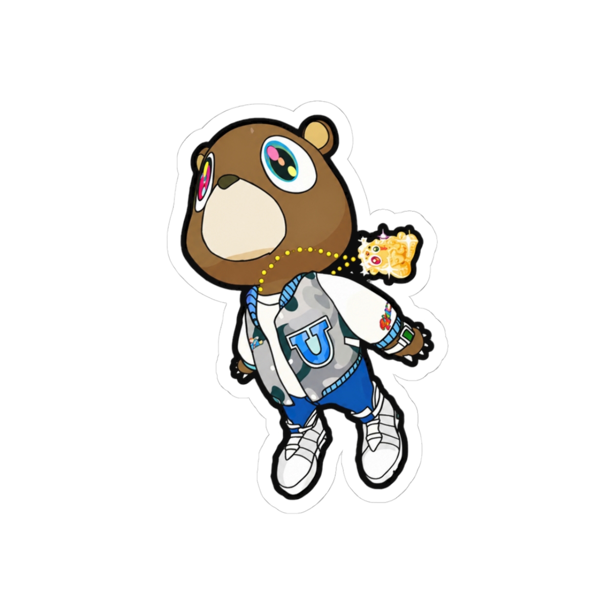 Dropout Bear Rebel Sticker