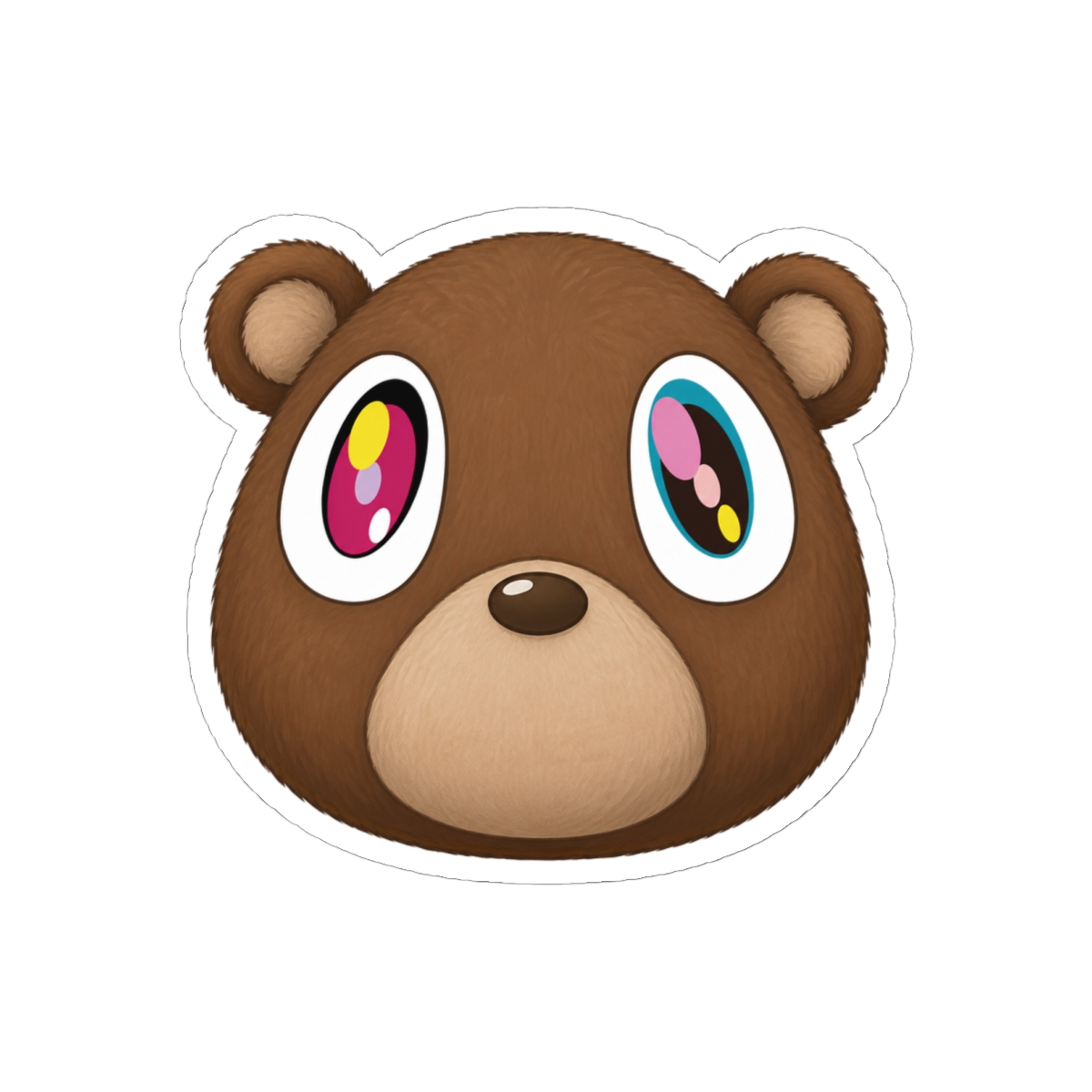 Graduation Bear Cute Sticker | Adorable Grad Vinyl Decal