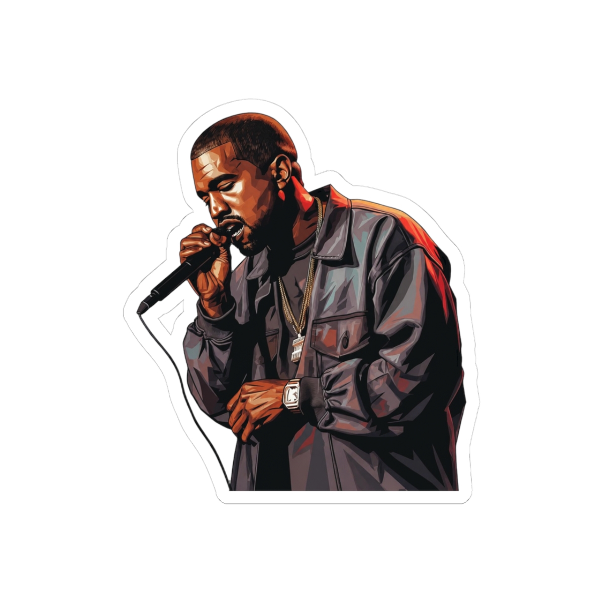 Kanye West #6 Rap Sticker