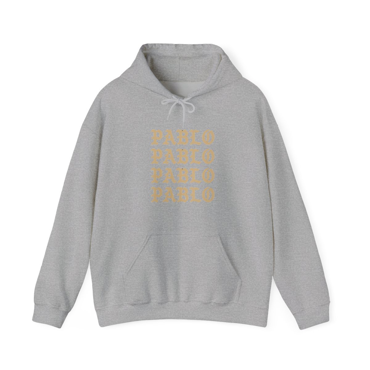 TLOP Paris Pablo Heavy Blend Hooded Hoodie Hoodie Hoody Kanye West Yeezy Merch (BLACK)