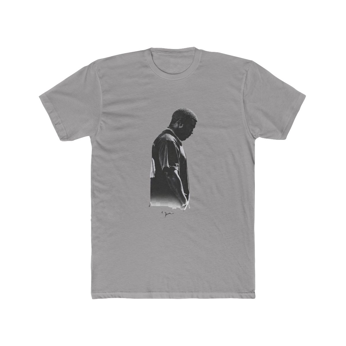 Dark grey T Shirt with the word "YE" in large white block letters. Beneath the letters is a black and white image of a person. The shirt also features the text "TELLING TRUTH IS CRAZY IN A WORLD FULL...