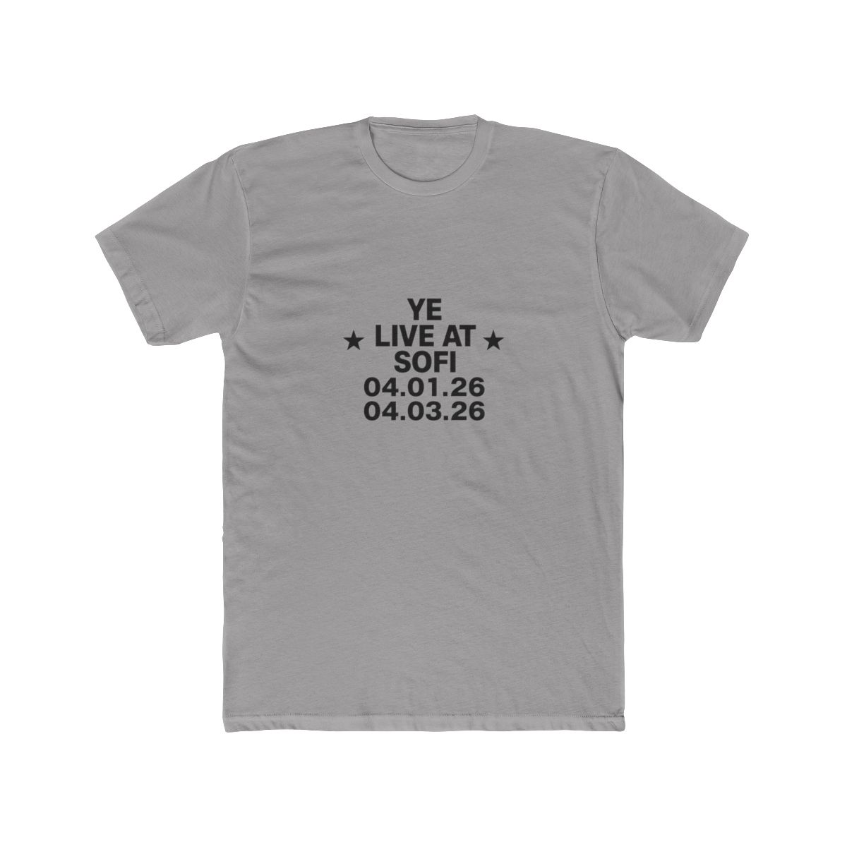 Bully Kanye West Ye Live At Sofi Ultra Cotton T-Shirt Yeezy (CARDINAL-RED)