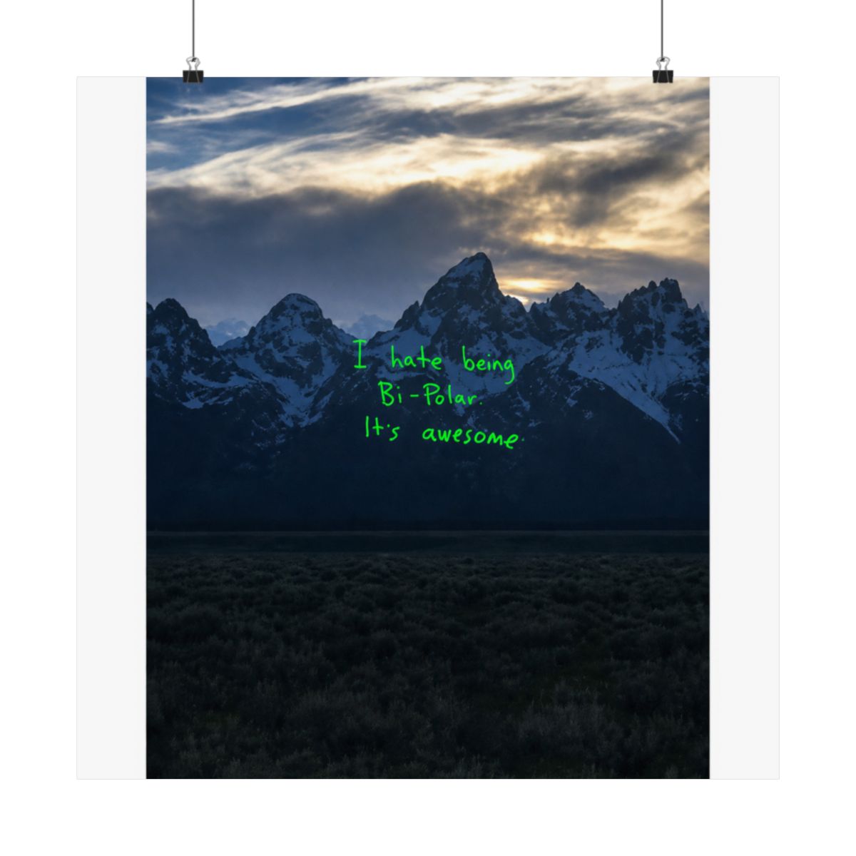Kanye West Poster - Ye / Premium Matte vertical poster